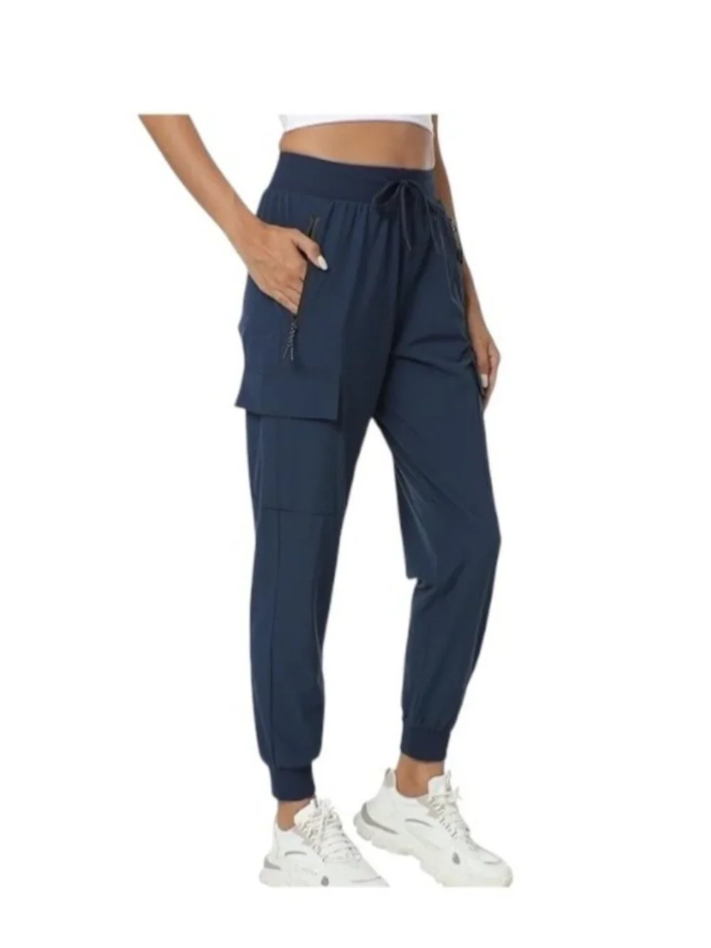 Performance Joggers Navy Blue Size XL Athletic Casual Gym Workout Loungewear